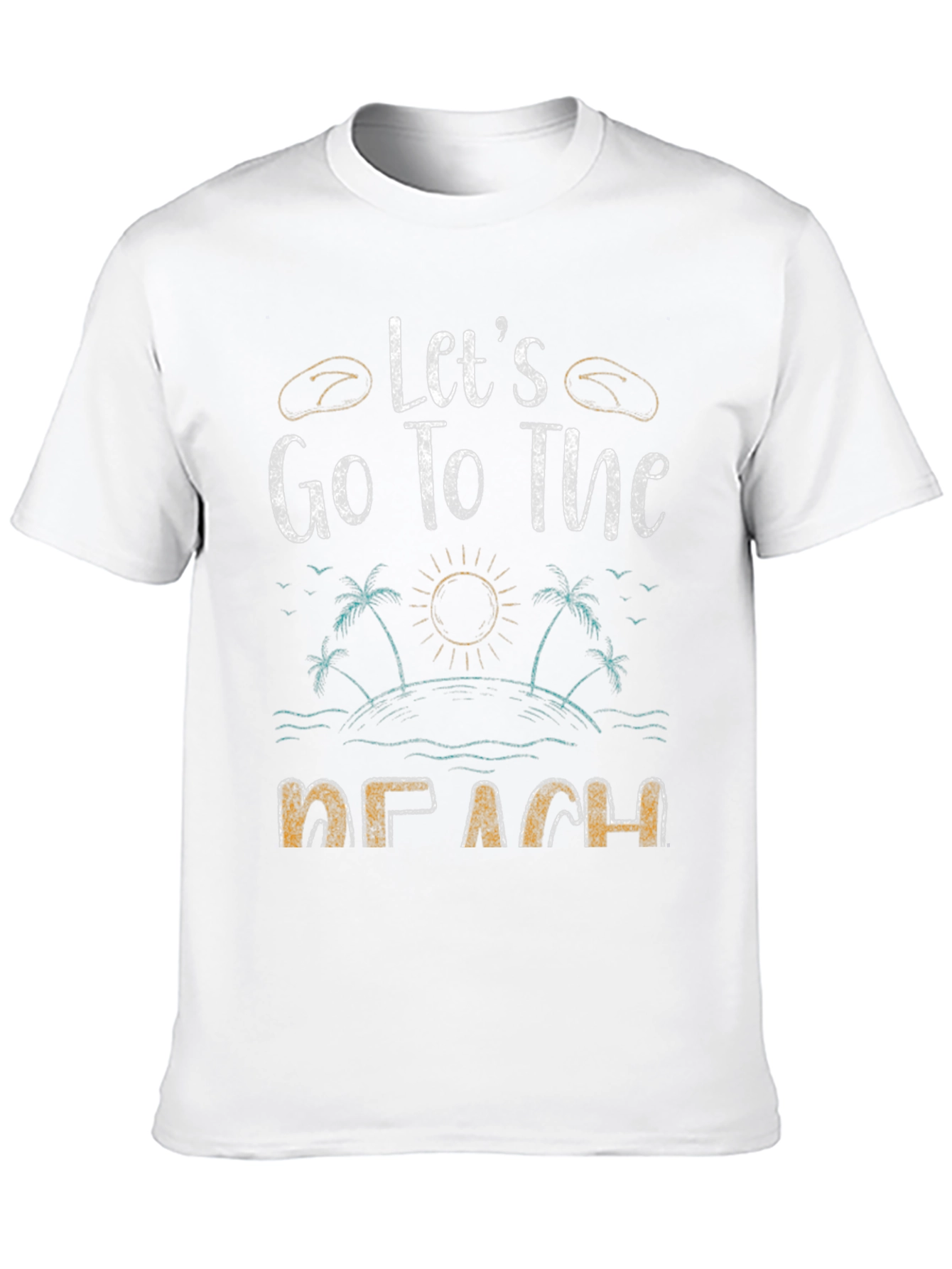 Lets Go To The Beach Graphic T-Shirt