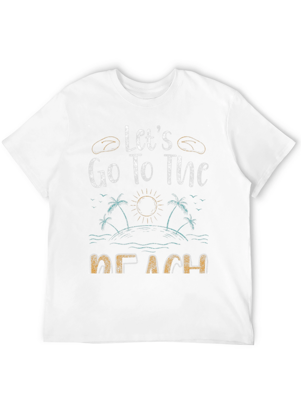 Lets Go To The Beach Graphic T-Shirt