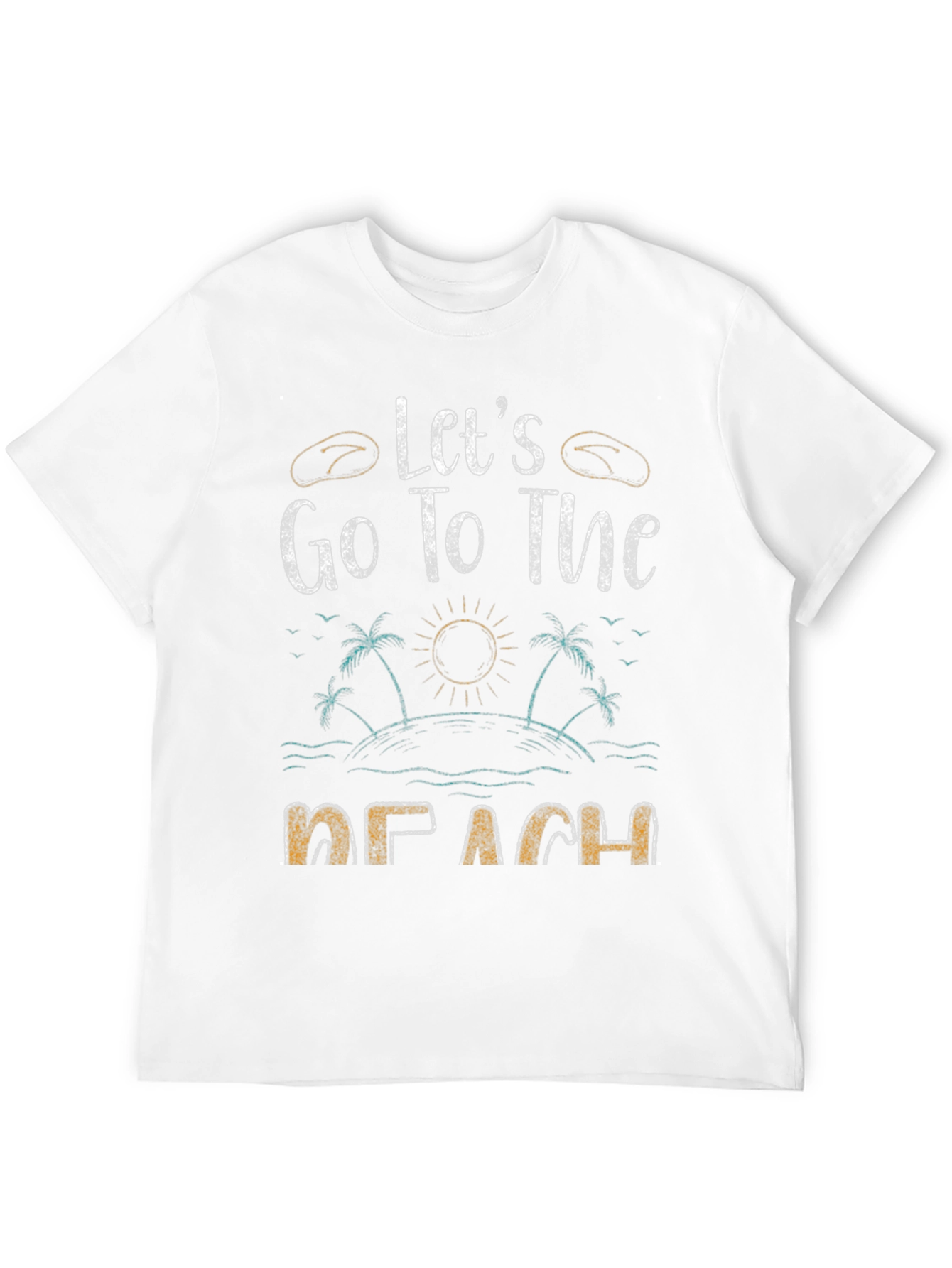 Lets Go To The Beach Graphic T-Shirt