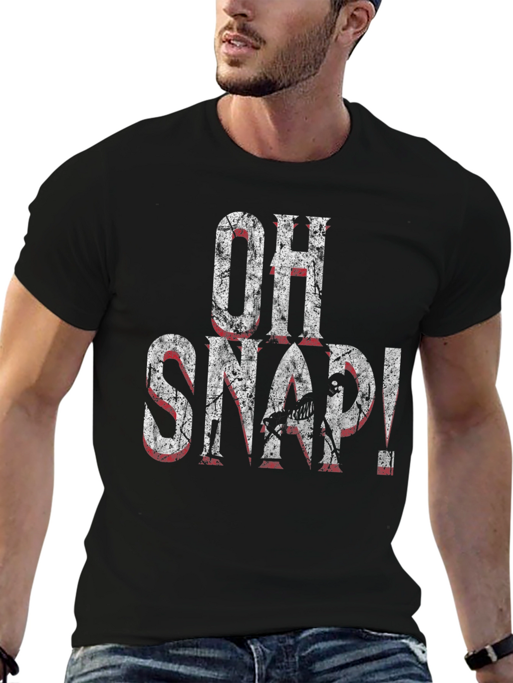 Oh Snap! Graphic Print T-Shirt - Stylish Casual Wear