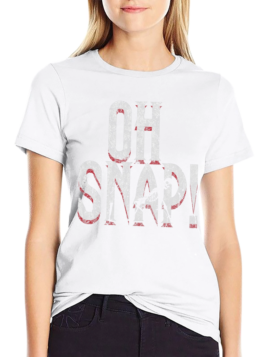 Oh Snap! Graphic Print T-Shirt - Stylish Casual Wear