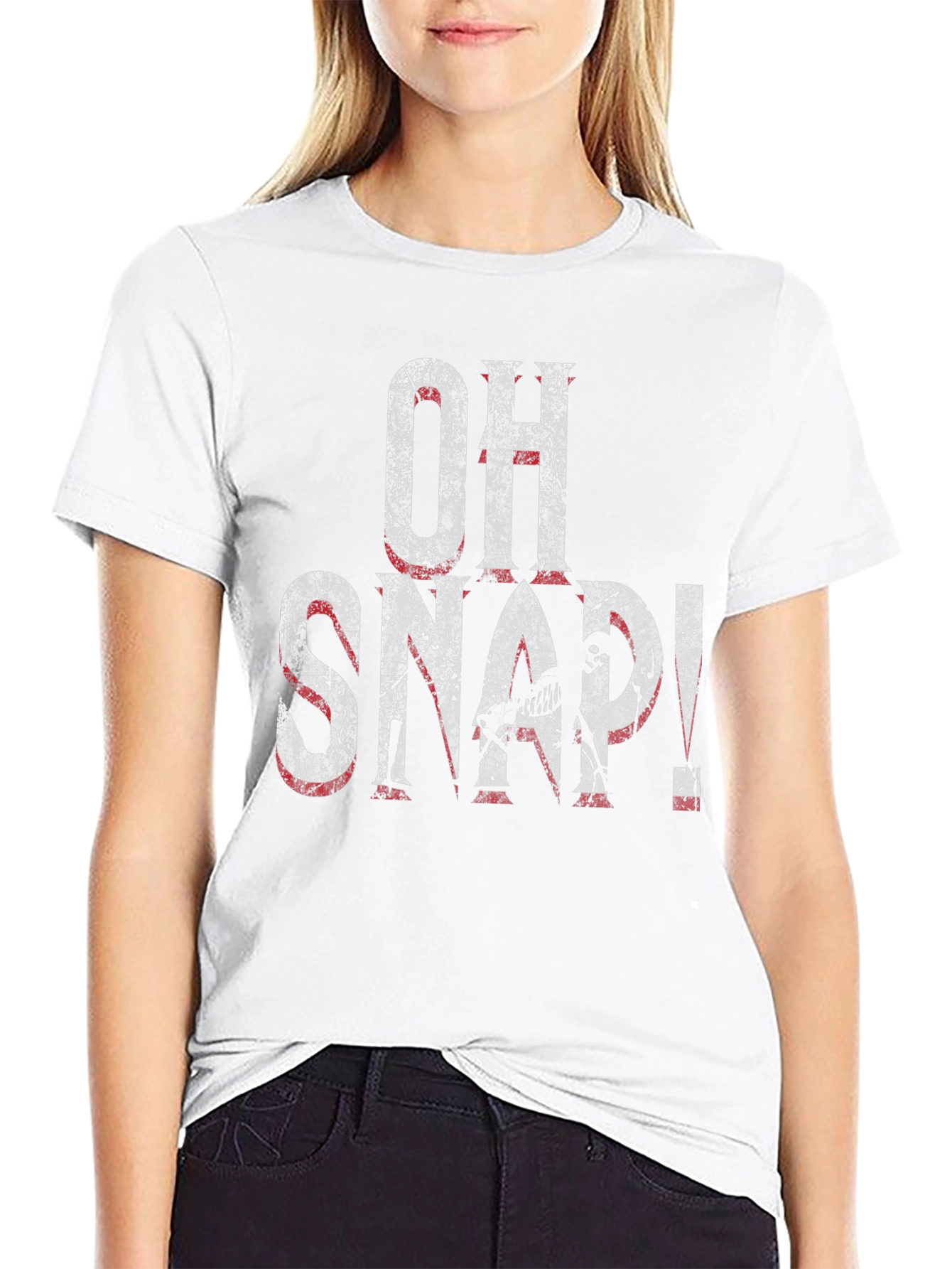 Oh Snap! Graphic Print T-Shirt - Stylish Casual Wear