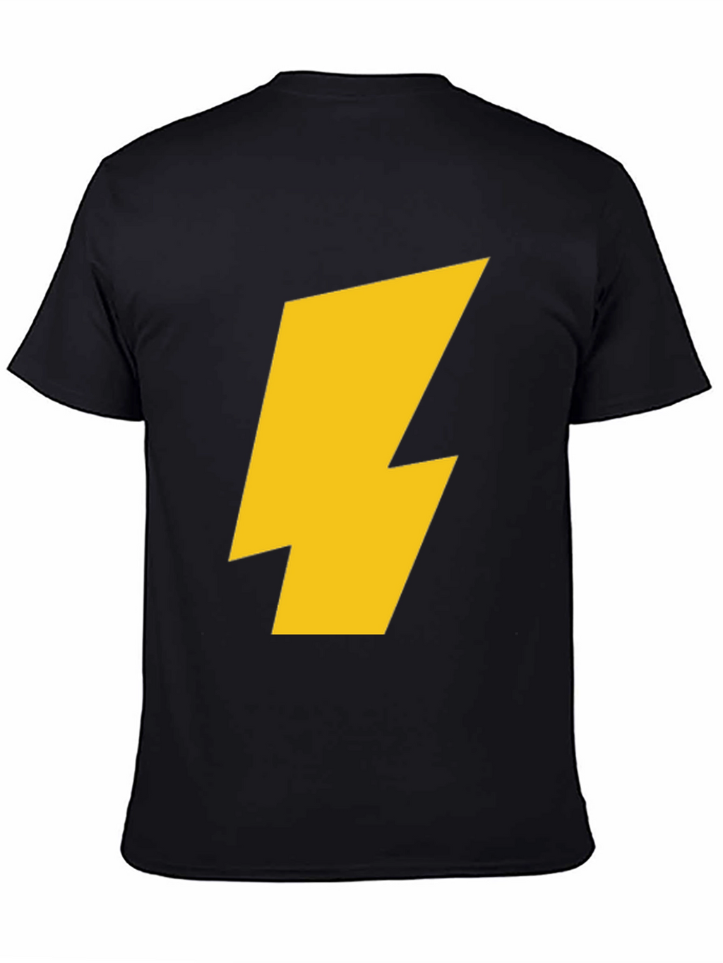 Lightning Bolt Graphic Tee - Black