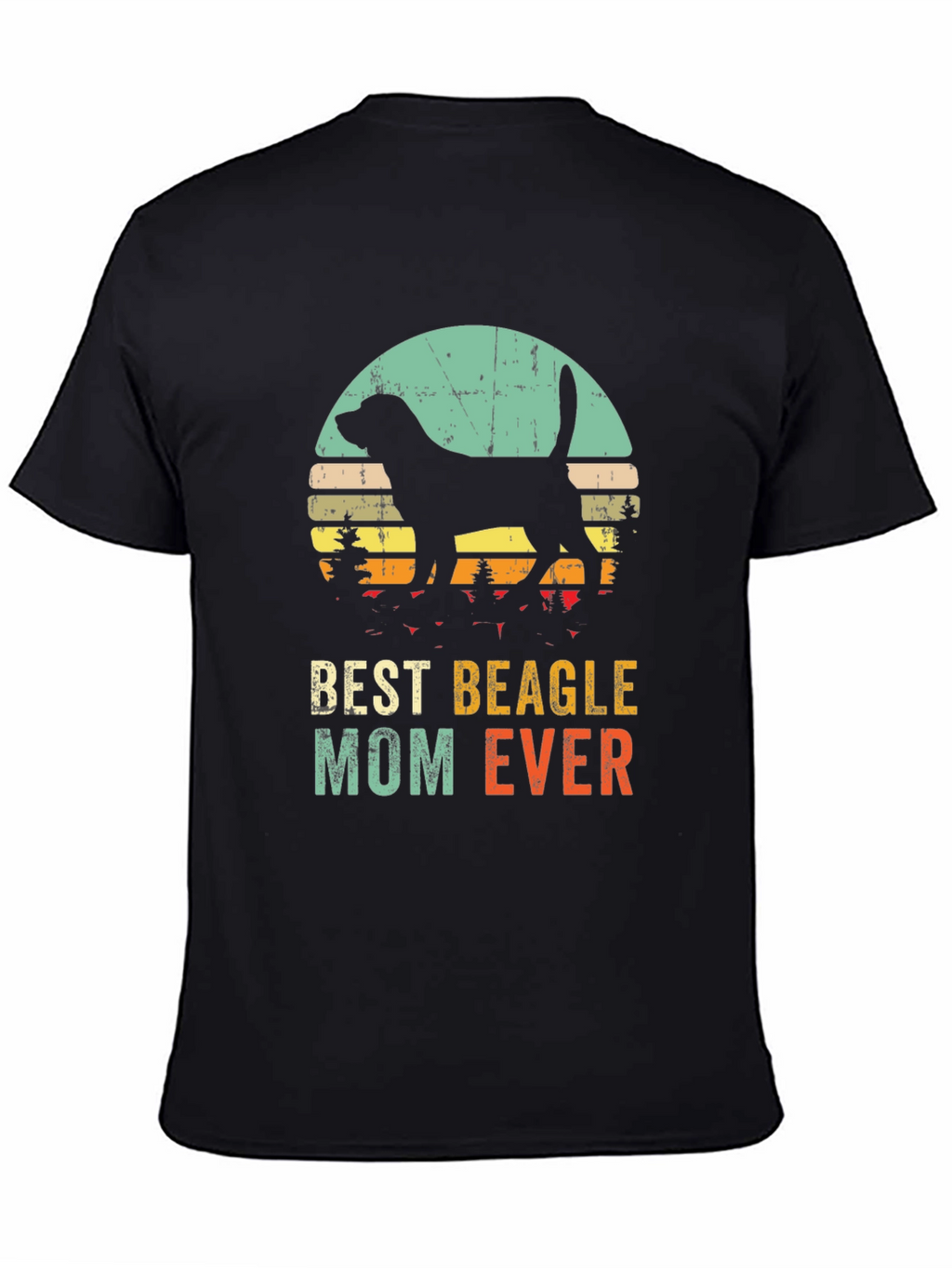 Best Beagle Mom Ever T-Shirt - Retro Style