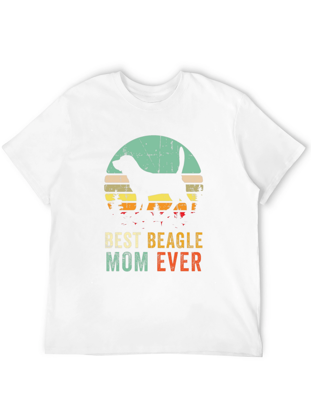Best Beagle Mom Ever T-Shirt - Retro Style