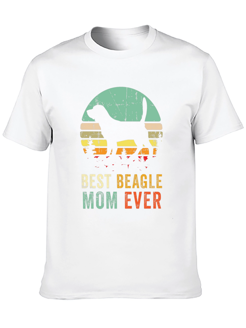 Best Beagle Mom Ever T-Shirt - Retro Style