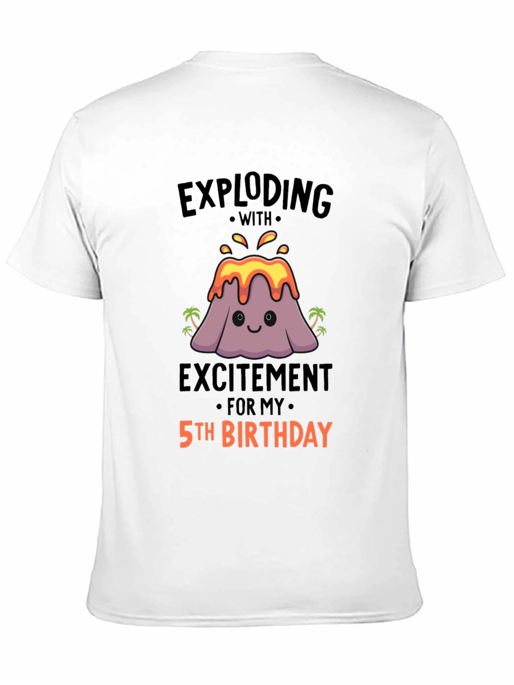 Exploding With Excitement 5th Birthday T-Shirt