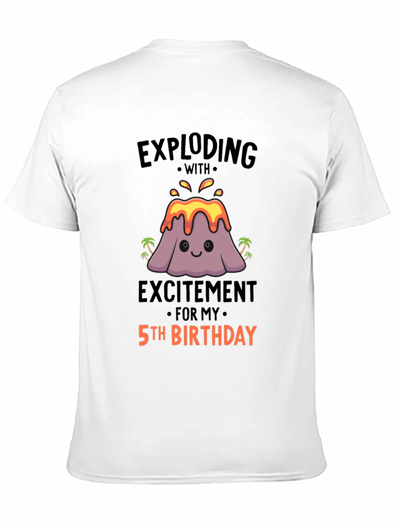 Exploding With Excitement 5th Birthday T-Shirt