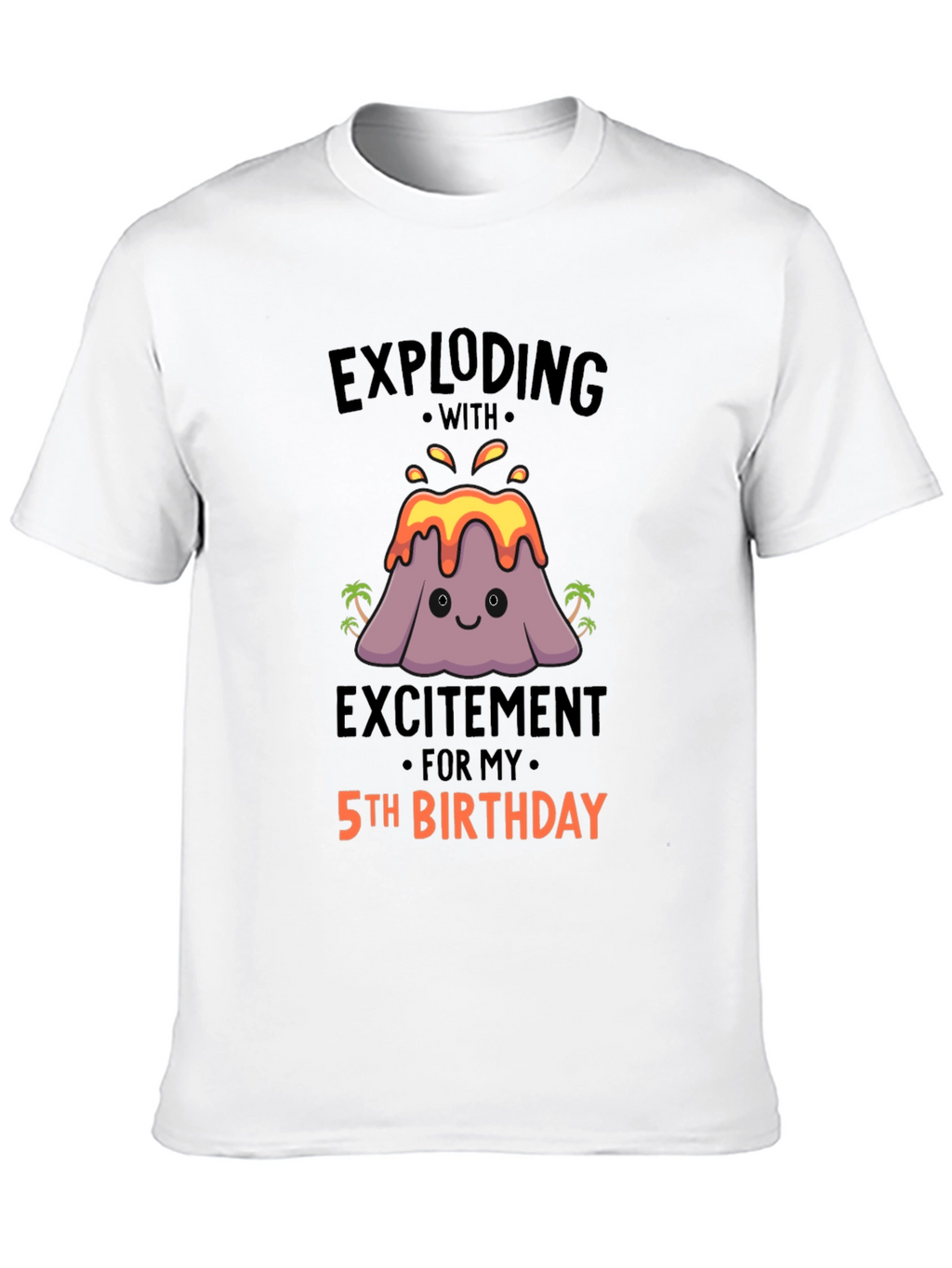Exploding With Excitement 5th Birthday T-Shirt