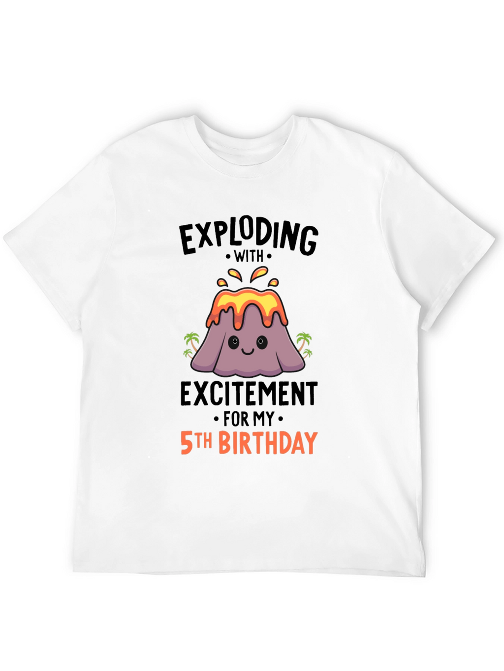 Exploding With Excitement 5th Birthday T-Shirt