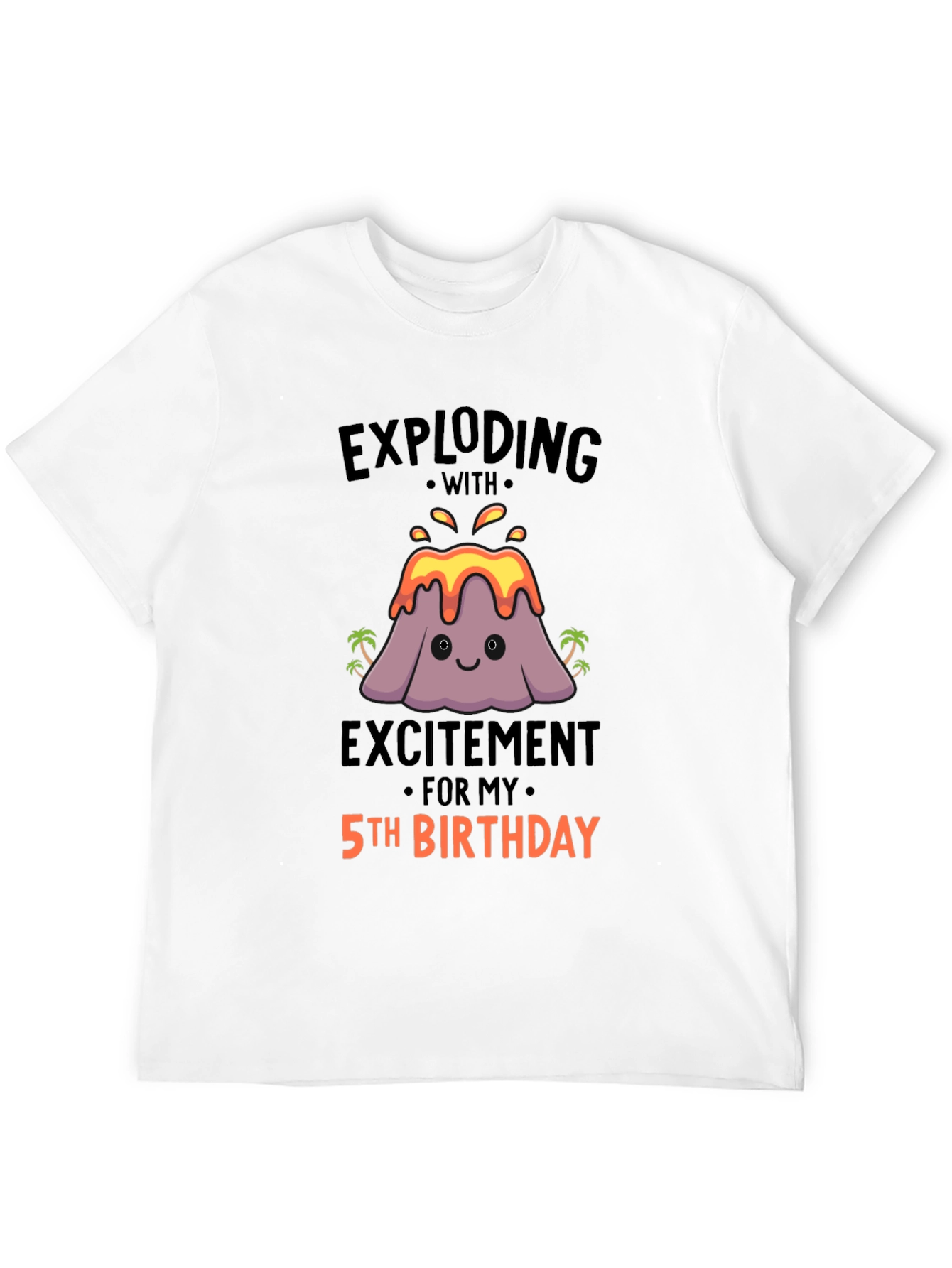 Exploding With Excitement 5th Birthday T-Shirt