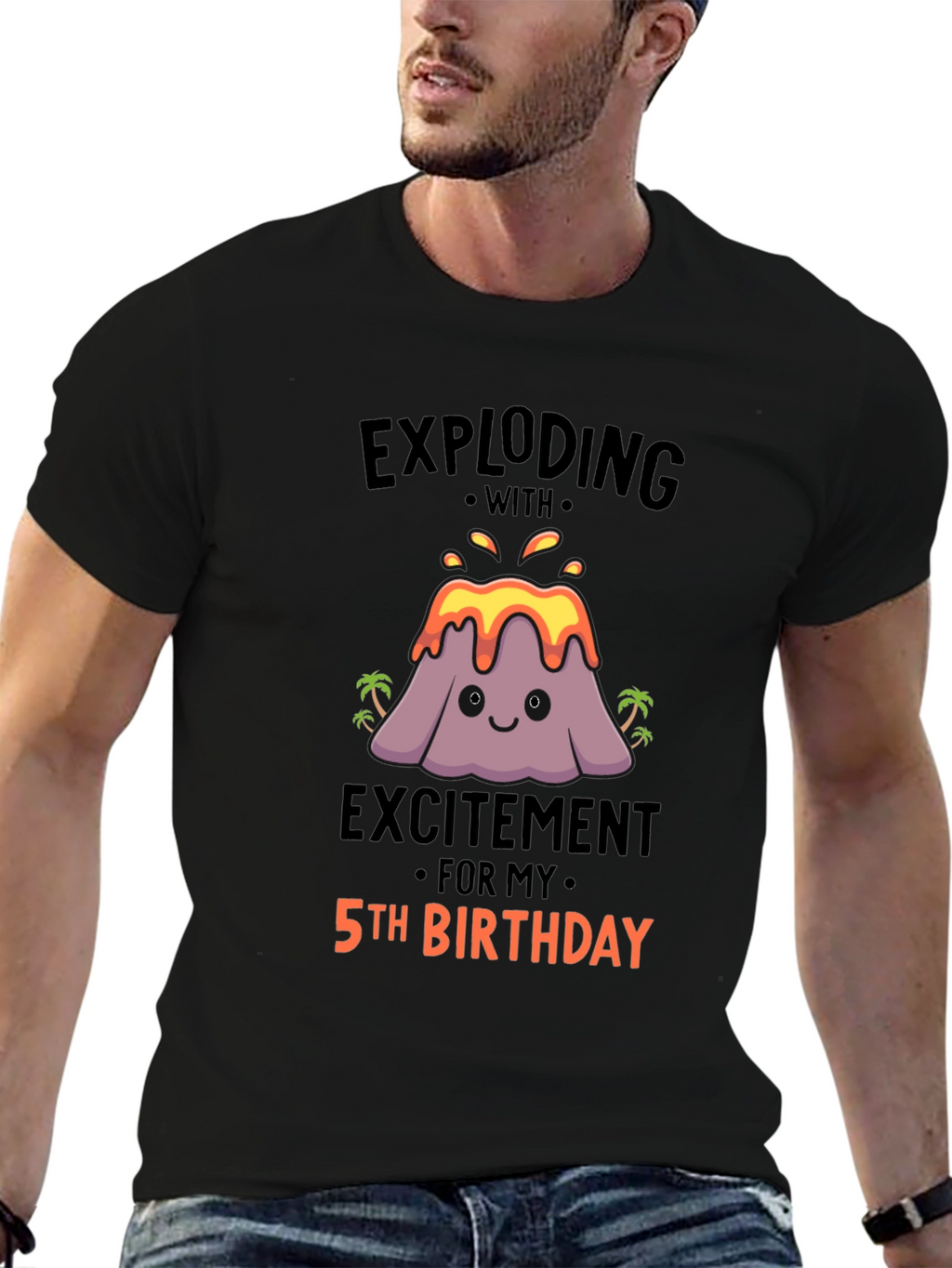 Exploding With Excitement 5th Birthday T-Shirt