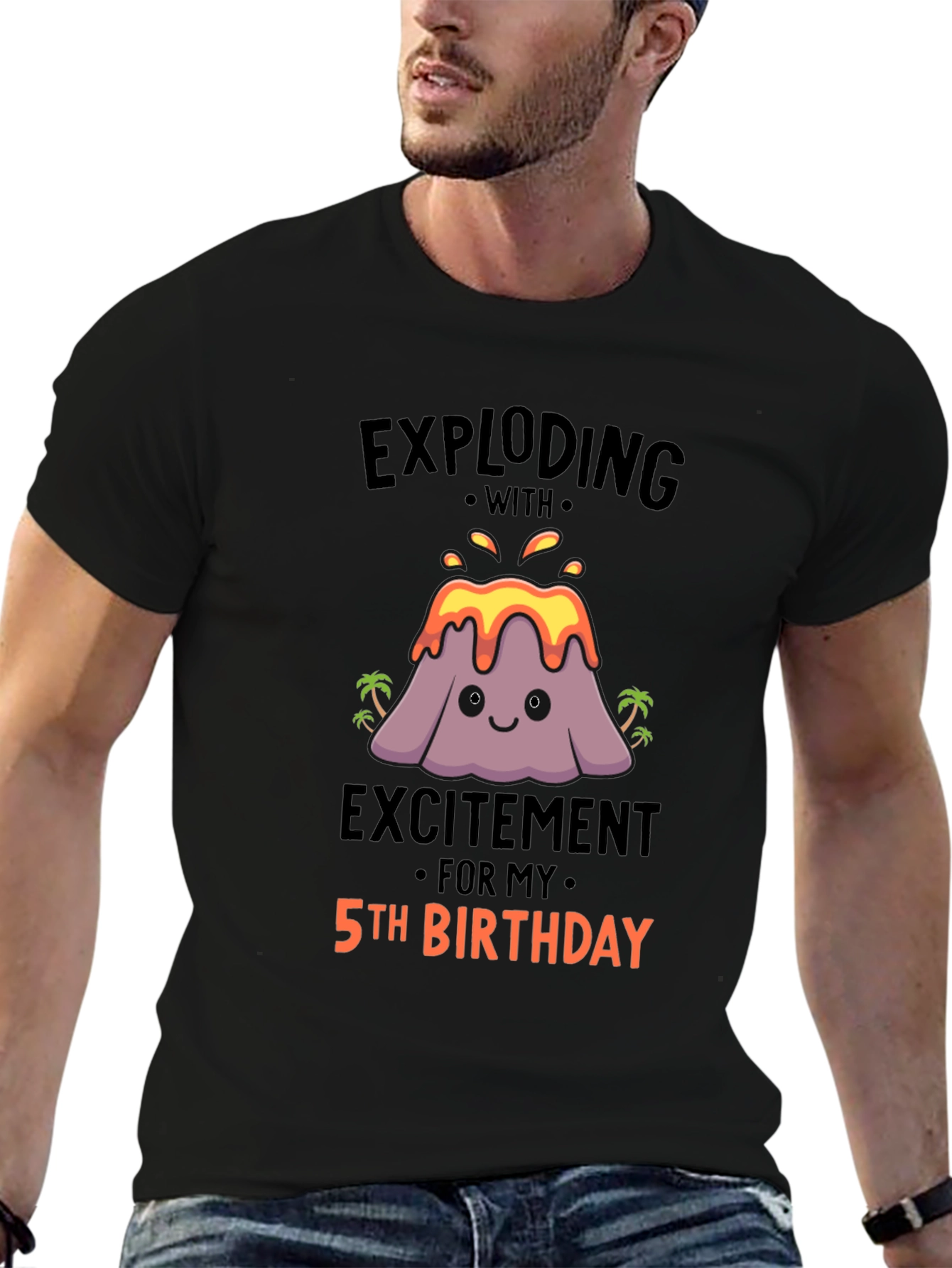 Exploding With Excitement 5th Birthday T-Shirt