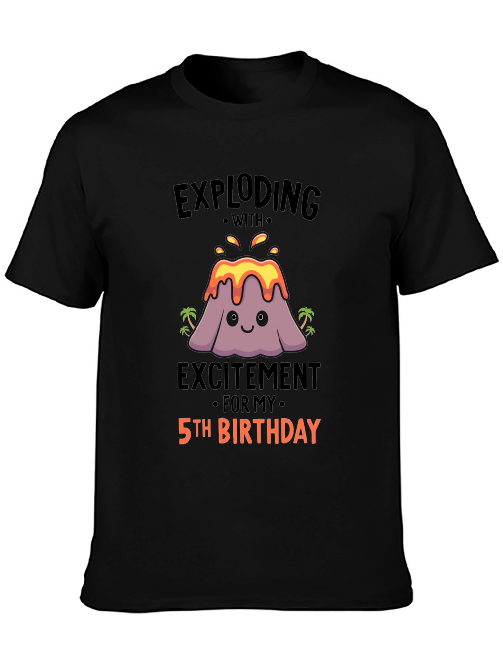 Exploding With Excitement 5th Birthday T-Shirt