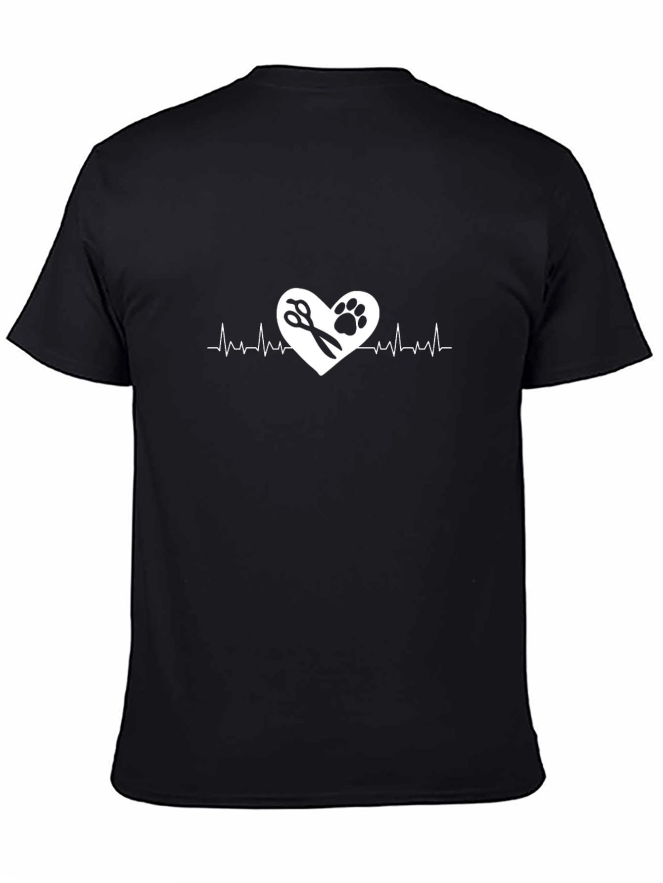 Groomer Heartbeat T-Shirt - Love Pet Grooming