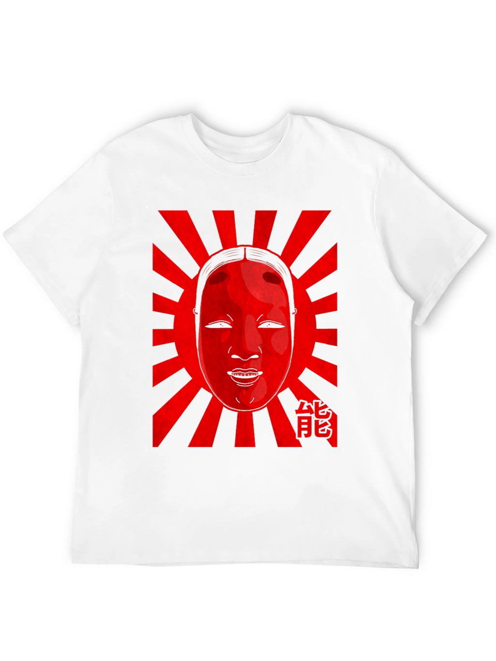 Kabuki Mask T-Shirt - Japanese Art