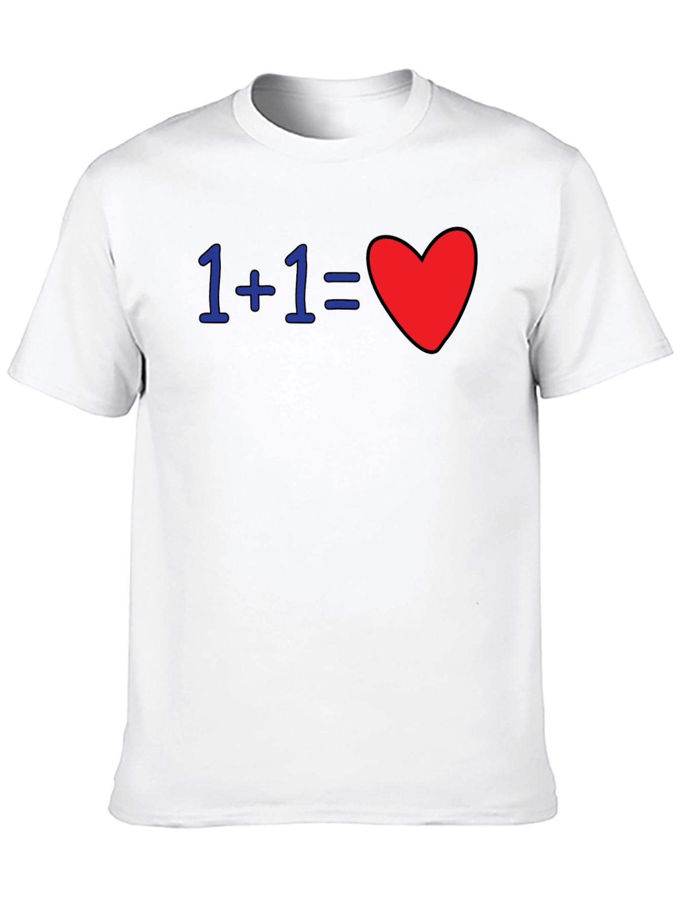 Love Equation T-Shirt: 1+1=Heart