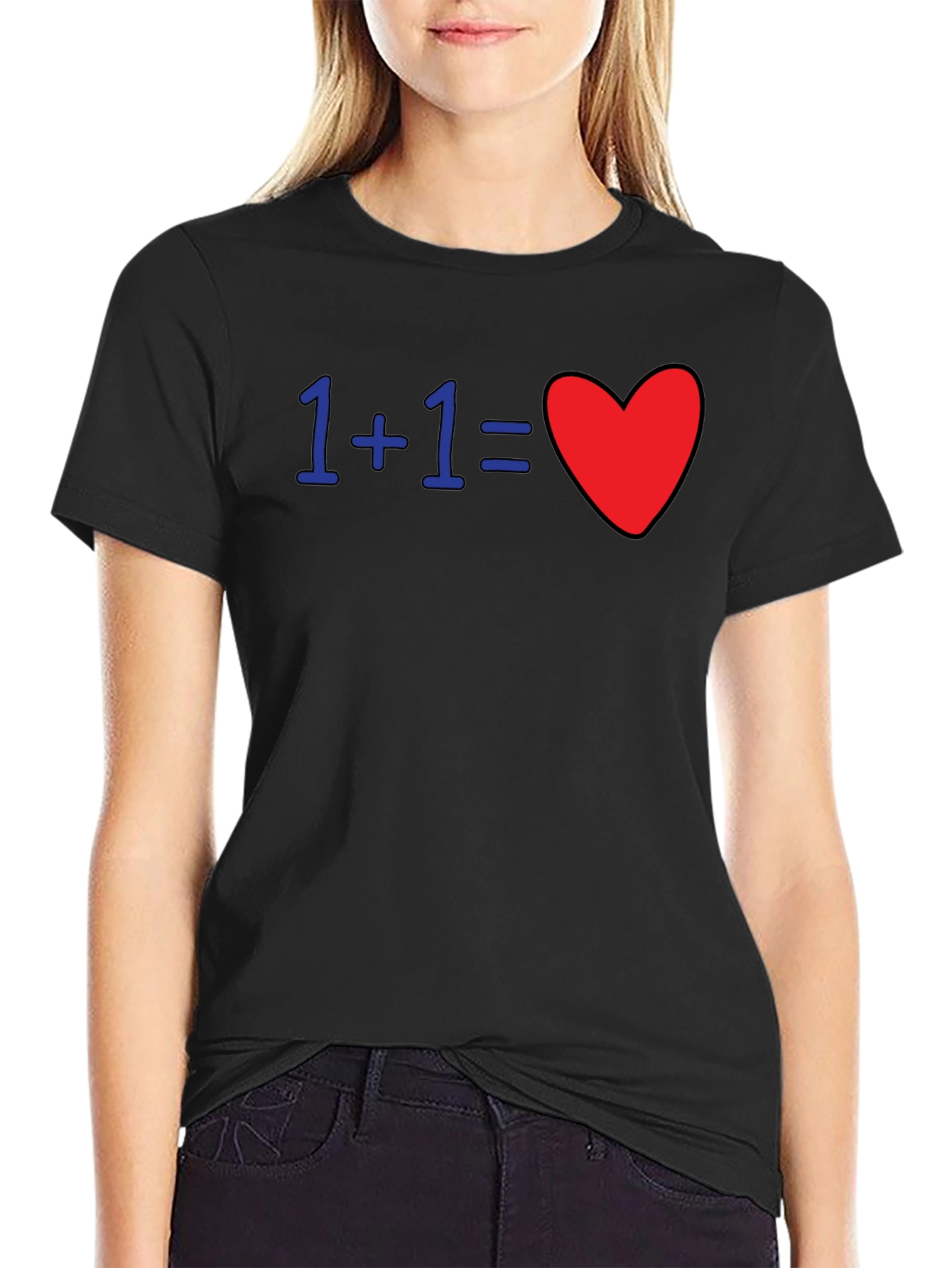 Love Equation T-Shirt: 1+1=Heart