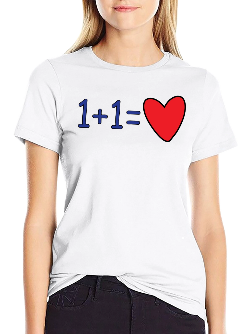 Love Equation T-Shirt: 1+1=Heart