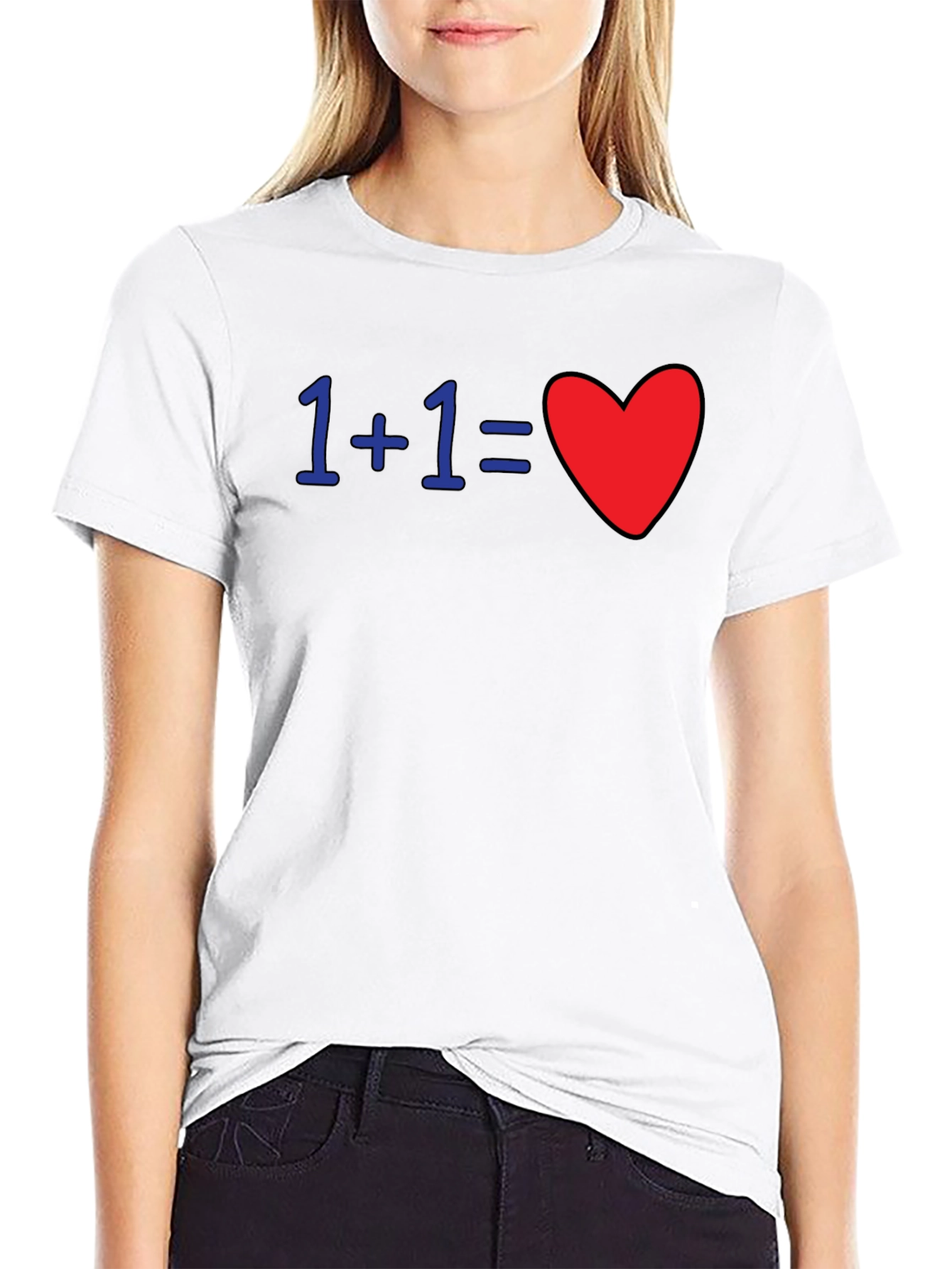 Love Equation T-Shirt: 1+1=Heart