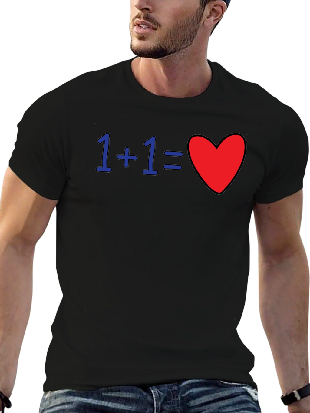 Love Equation T-Shirt: 1+1=Heart