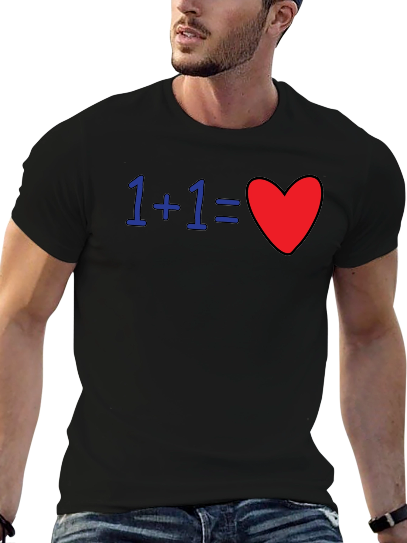 Love Equation T-Shirt: 1+1=Heart