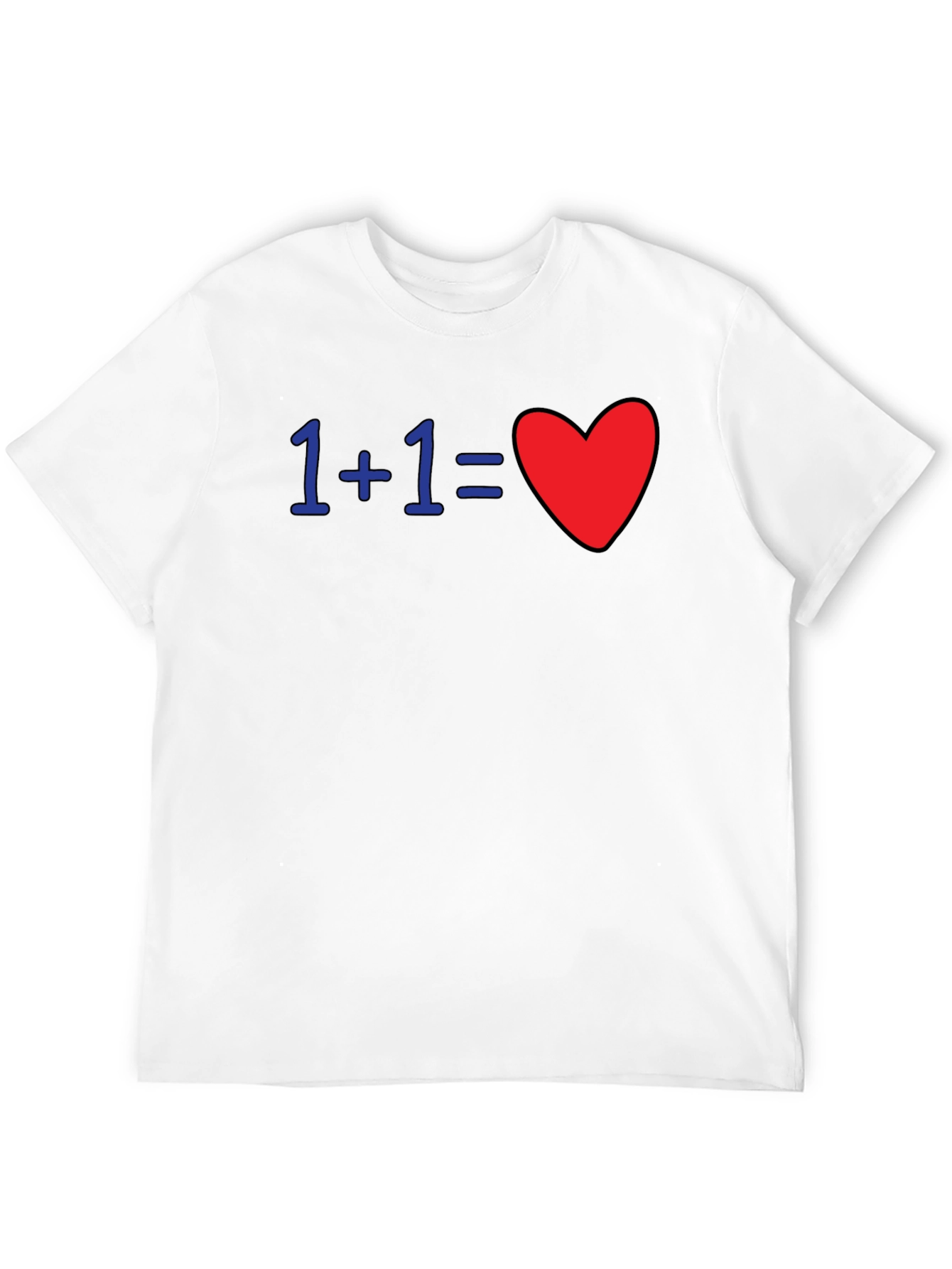 Love Equation T-Shirt: 1+1=Heart
