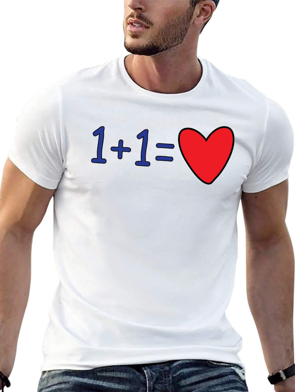 Love Equation T-Shirt: 1+1=Heart