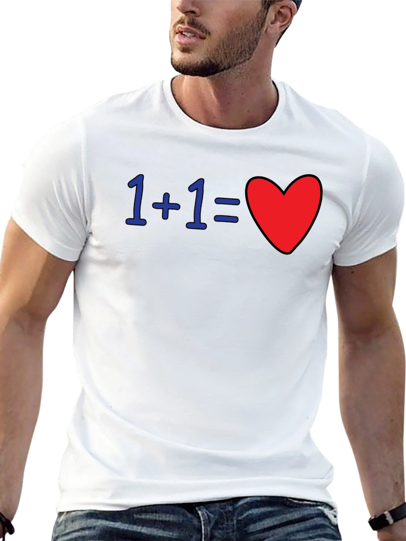 Love Equation T-Shirt: 1+1=Heart