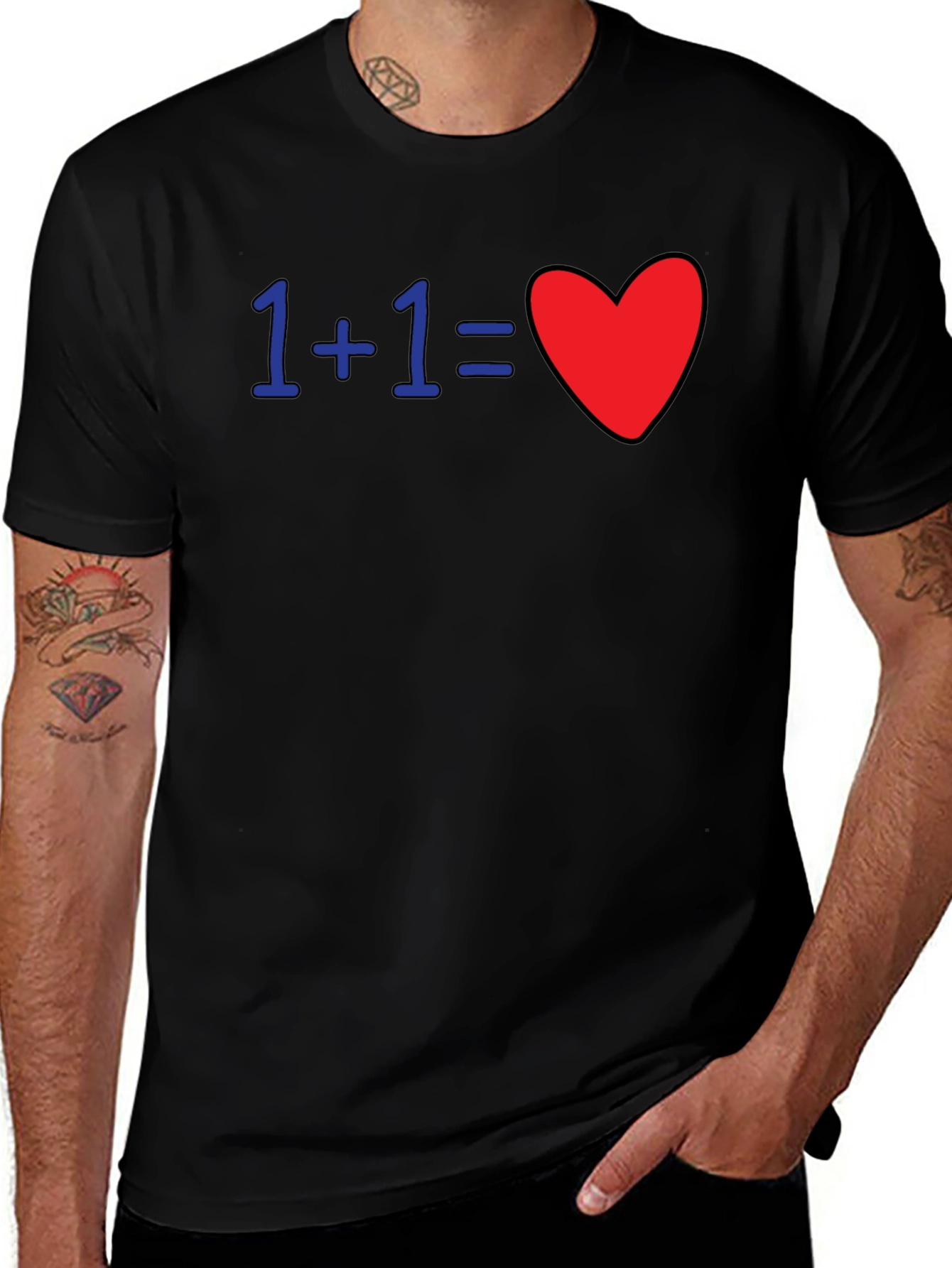Love Equation T-Shirt: 1+1=Heart