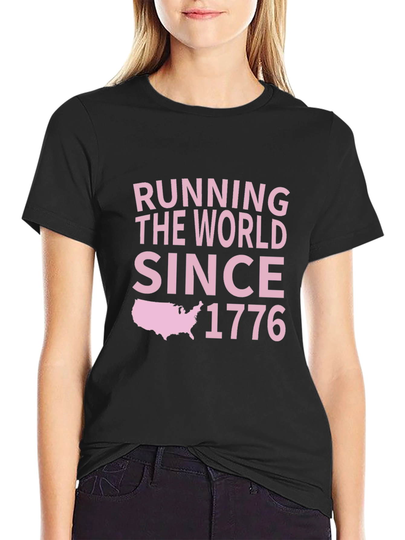 Running The World Since 1776 Graphic T-Shirt