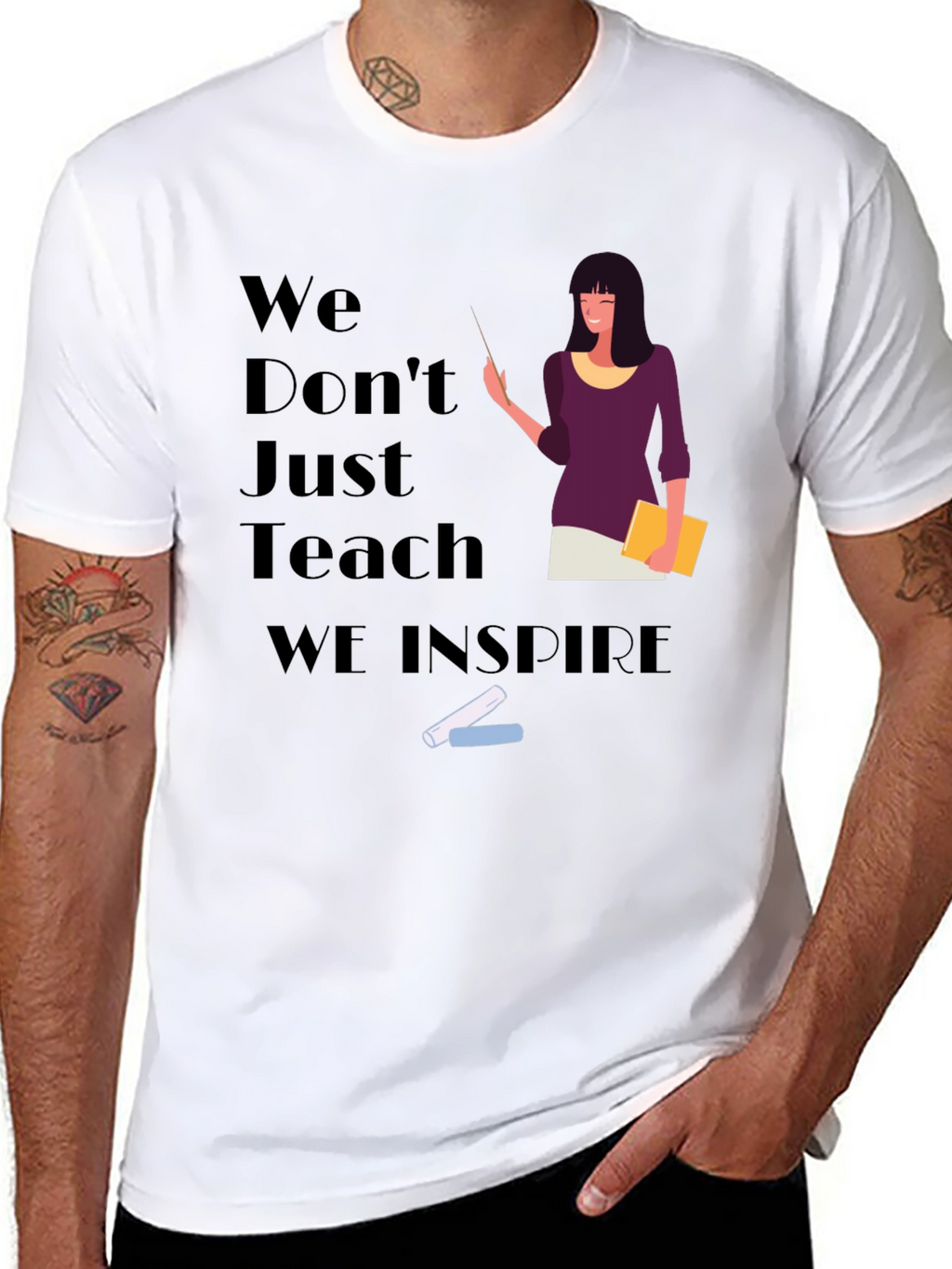 Inspiring Teacher T-Shirt - We Inspire Design