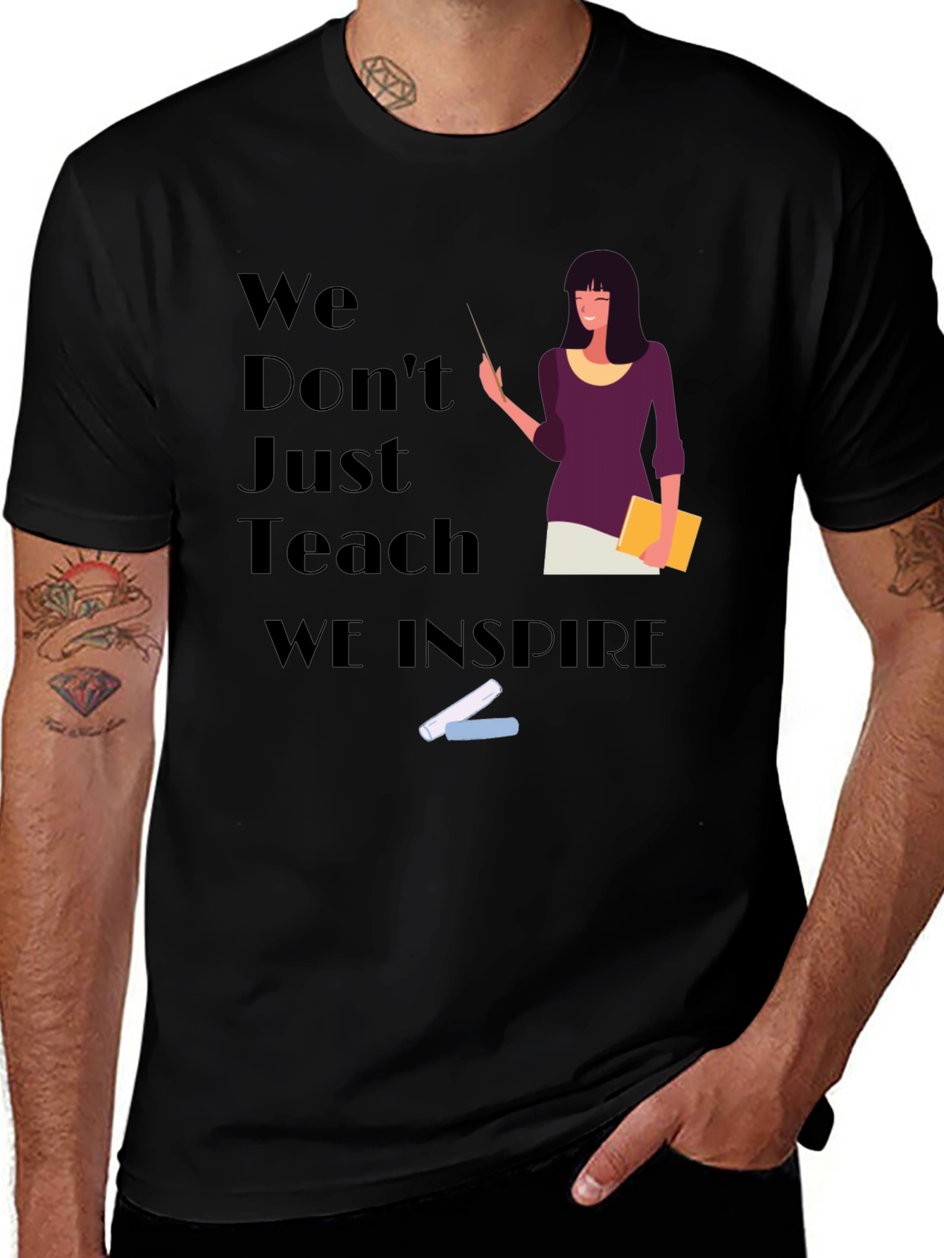 Inspiring Teacher T-Shirt - We Inspire Design