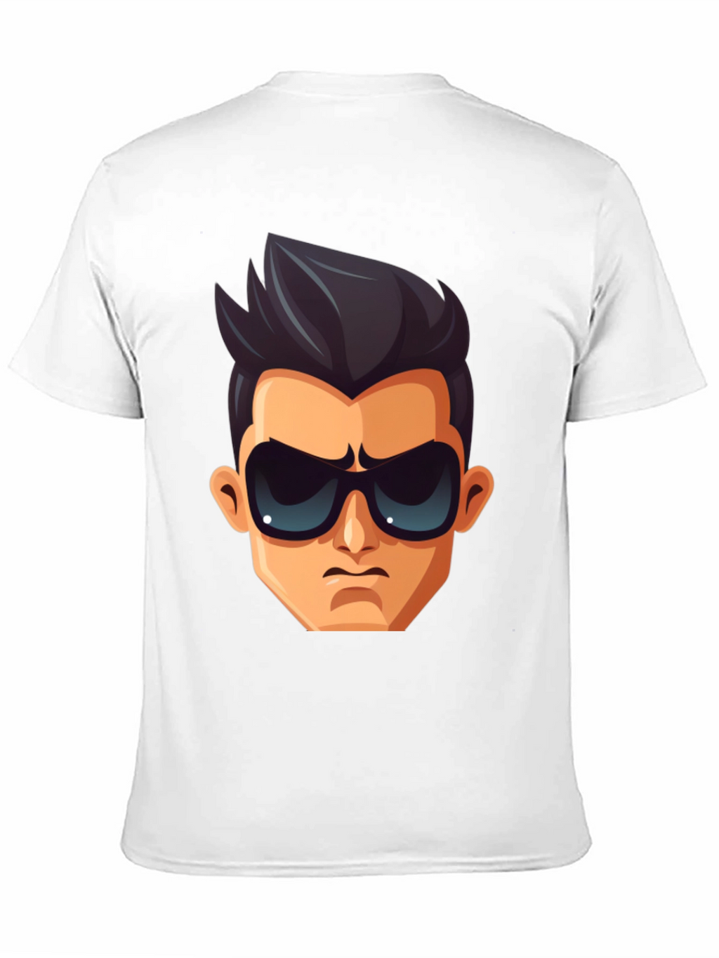 Cool Character Graphic T-Shirt - Black