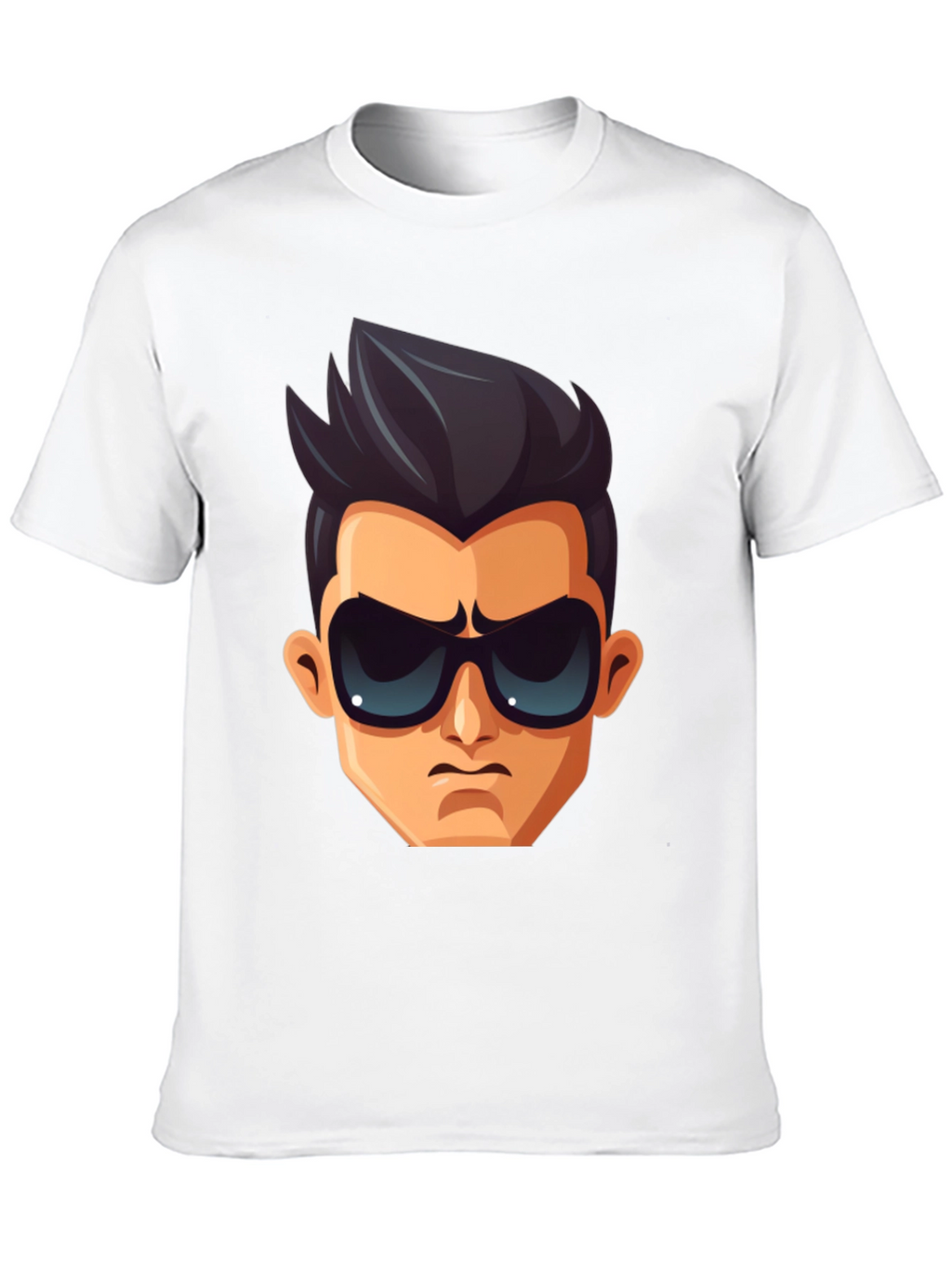 Cool Character Graphic T-Shirt - Black