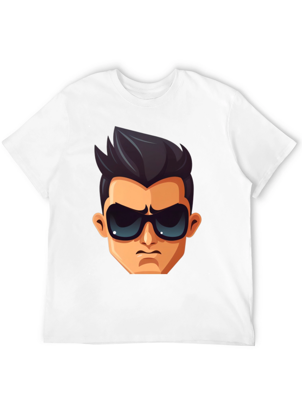 Cool Character Graphic T-Shirt - Black