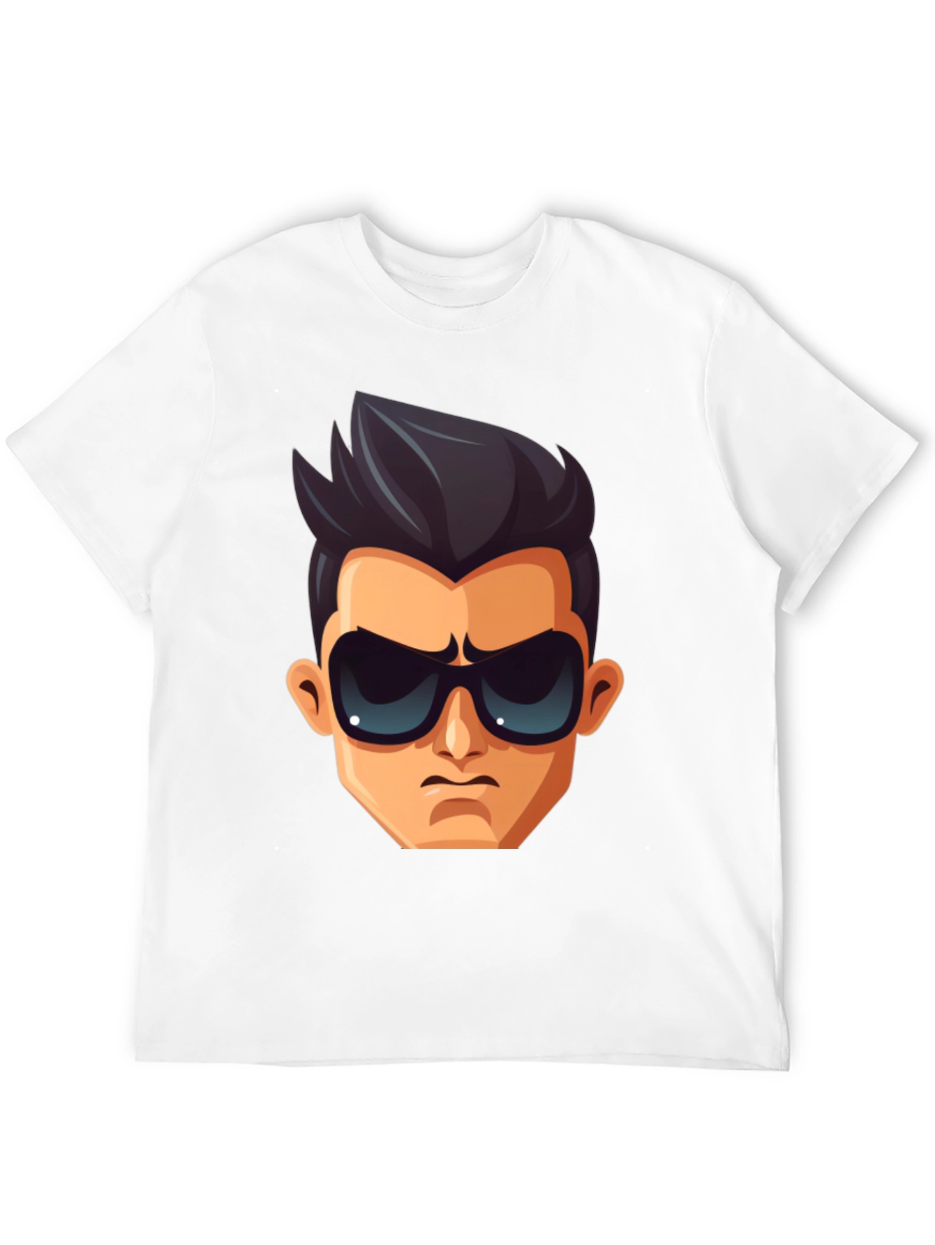 Cool Character Graphic T-Shirt - Black