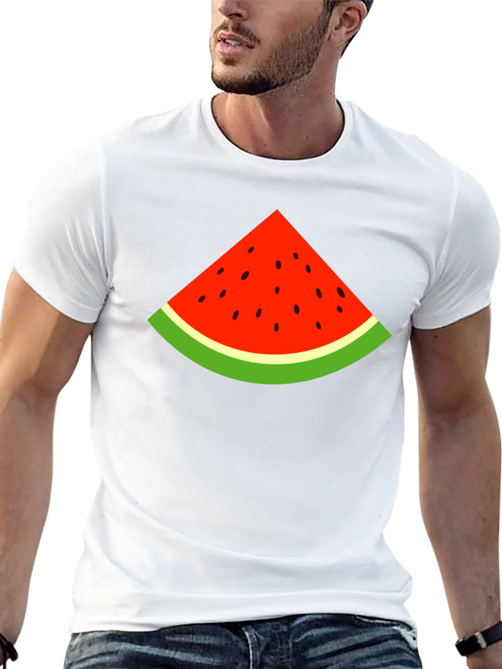Watermelon Slice Graphic Tee - Summer Style