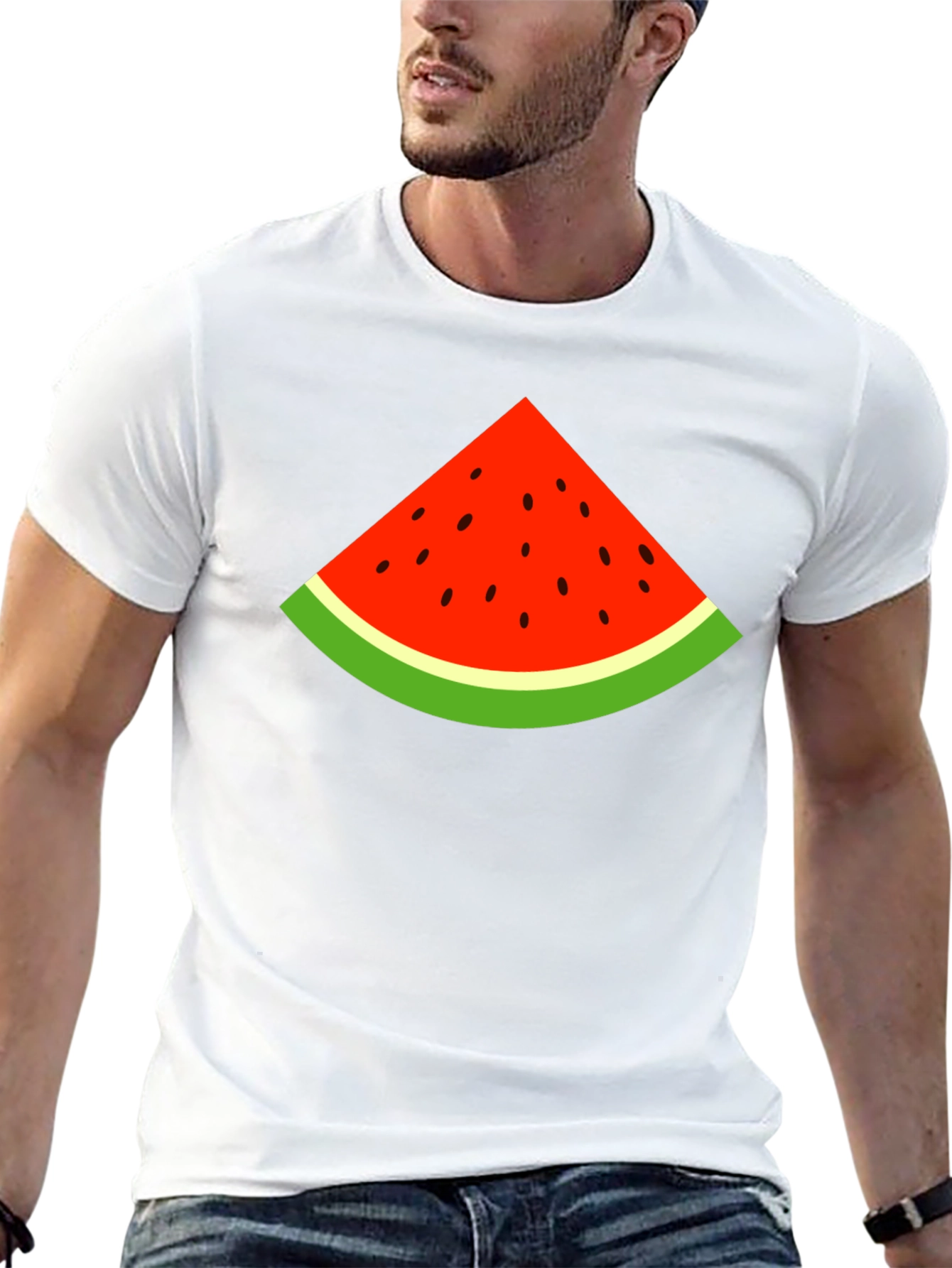 Watermelon Slice Graphic Tee - Summer Style