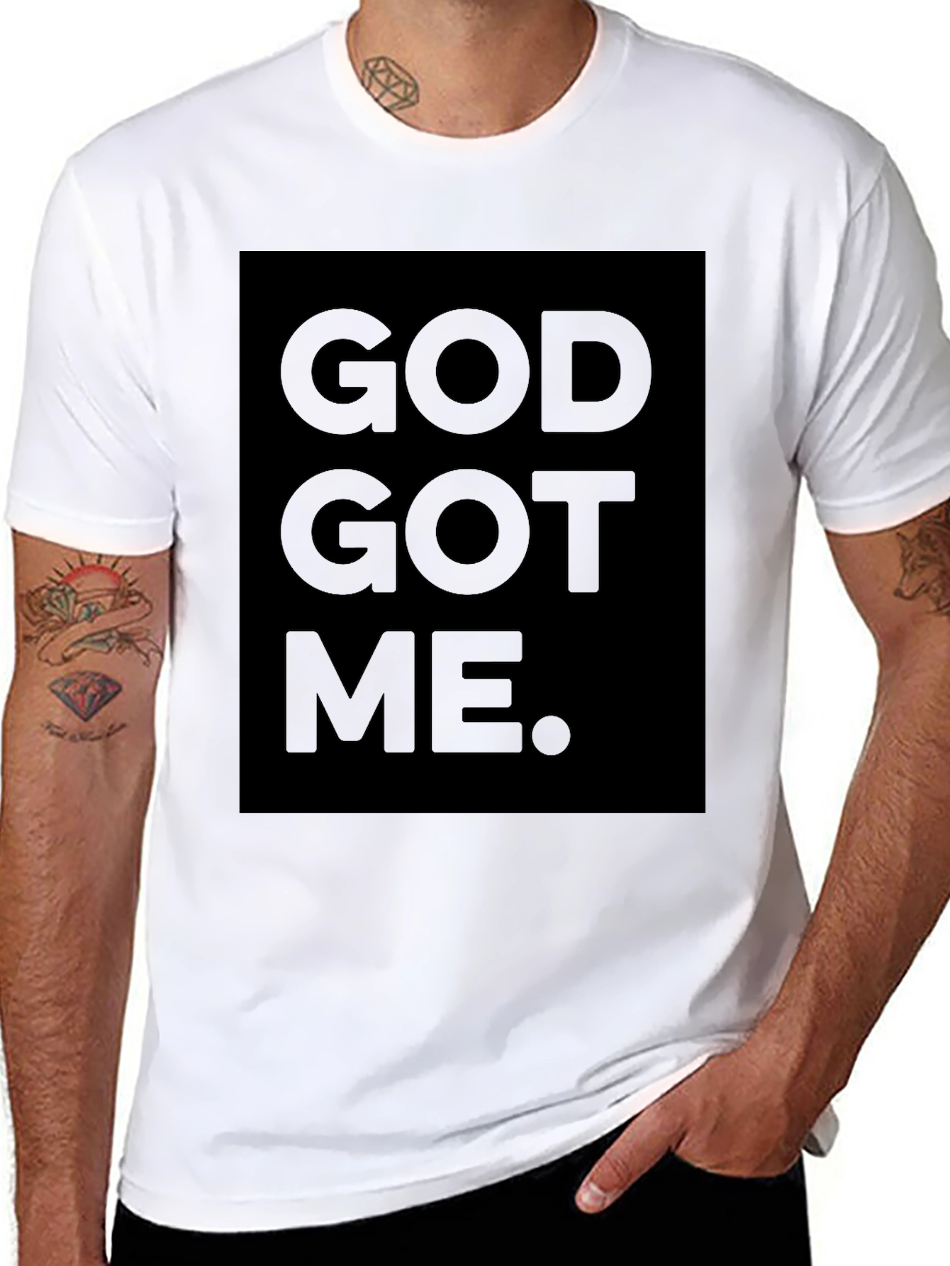 God Got Me Tee - Stylish Christian Apparel