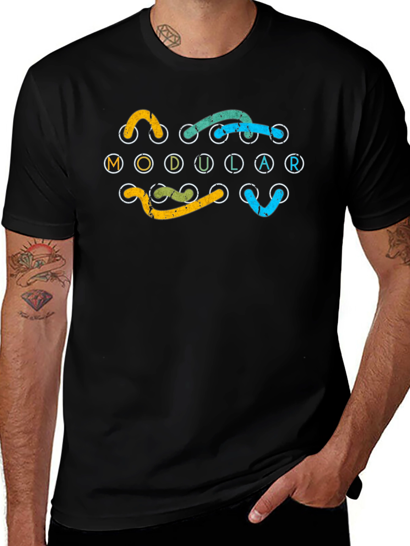 Modular Synth T-Shirt - Vintage Electronic Music Tee