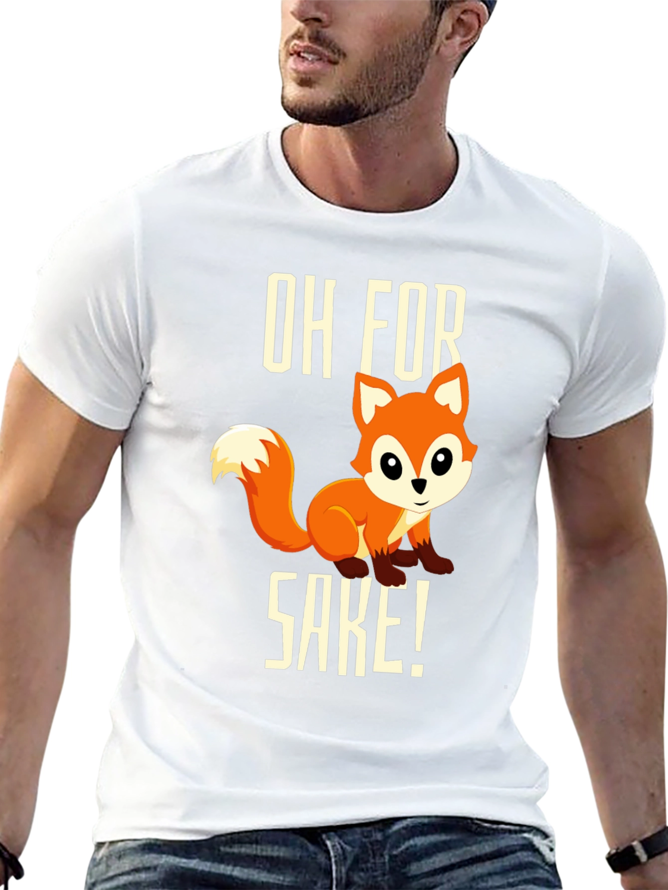 Oh For Fox Sake T-Shirt - Funny Cute Animal Tee