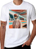 Retro-Futuristic Fashion T-Shirt