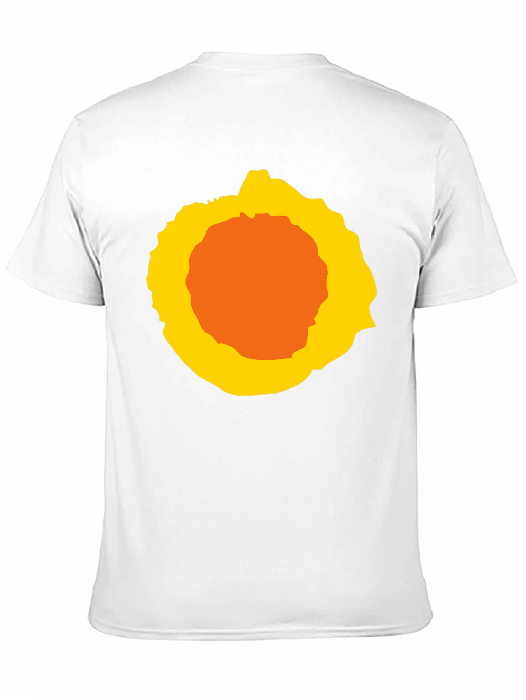 Abstract Sunburst Graphic Black T-Shirt