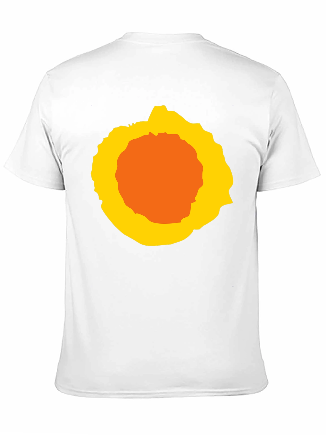 Abstract Sunburst Graphic Black T-Shirt