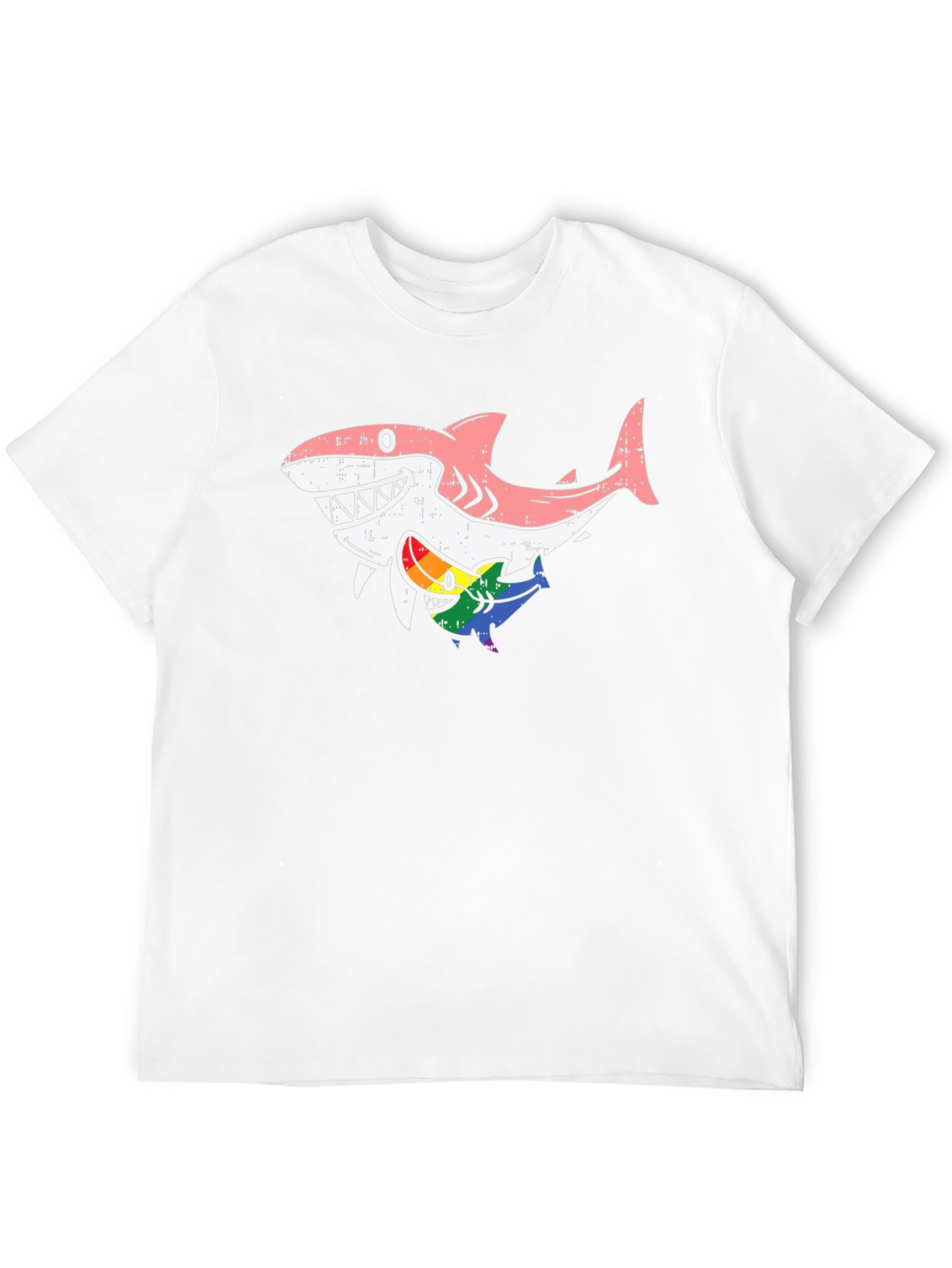 Shark Pride Graphic T-Shirt - Stylish Casual Tee