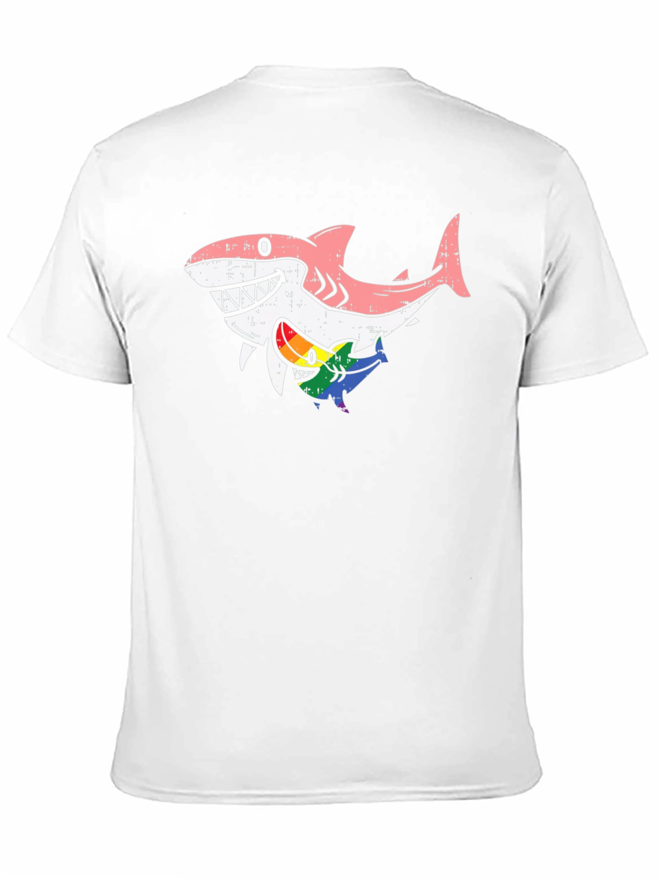 Shark Pride Graphic T-Shirt - Stylish Casual Tee