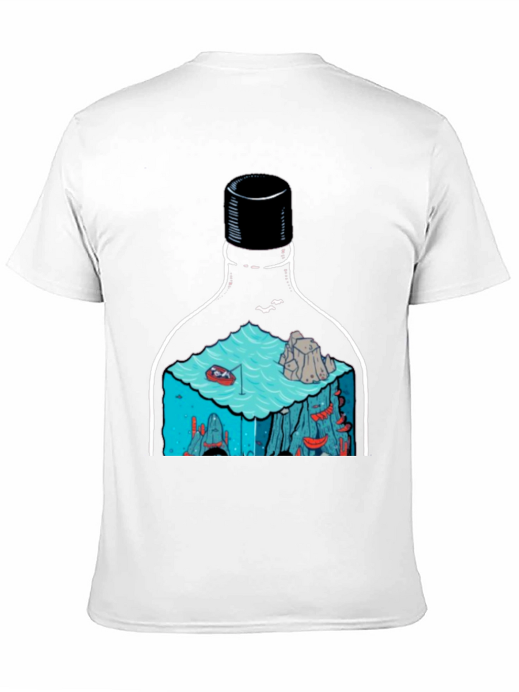 Bottle Landscape Graphic T-Shirt
