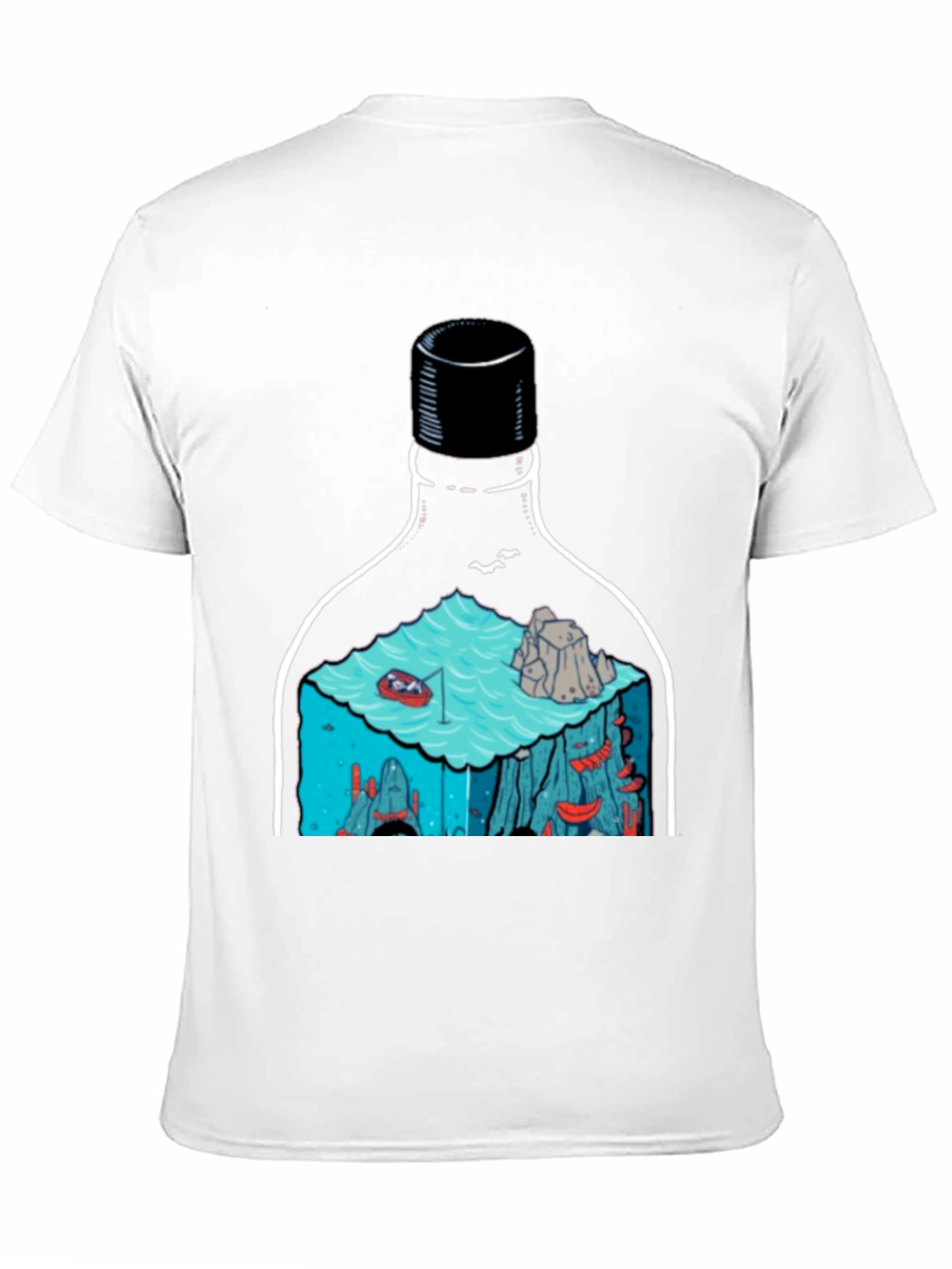 Bottle Landscape Graphic T-Shirt