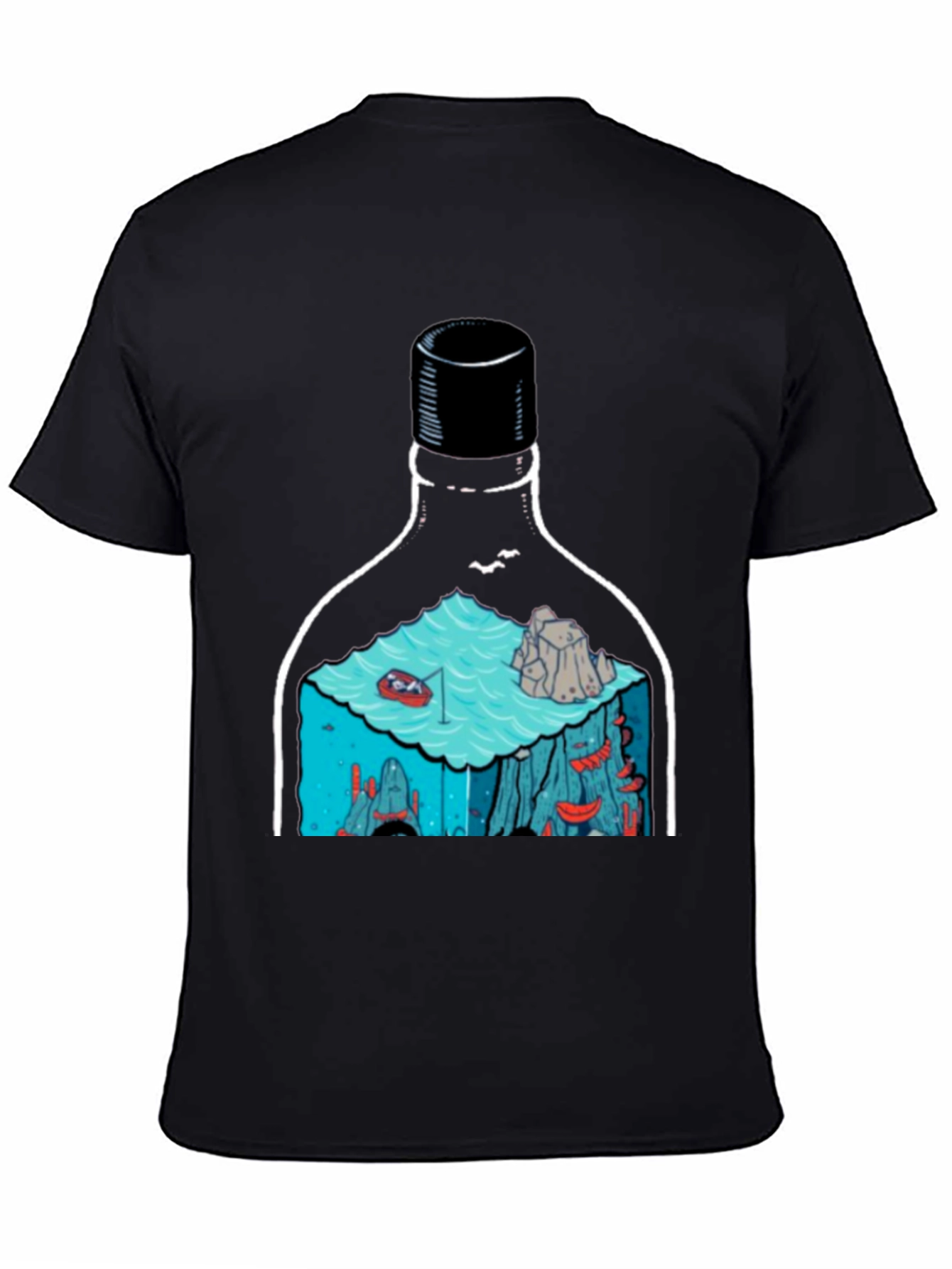 Bottle Landscape Graphic T-Shirt